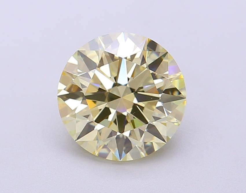 2.04 Ct. Fancy Light Yellow Round Lab Grown Diamond