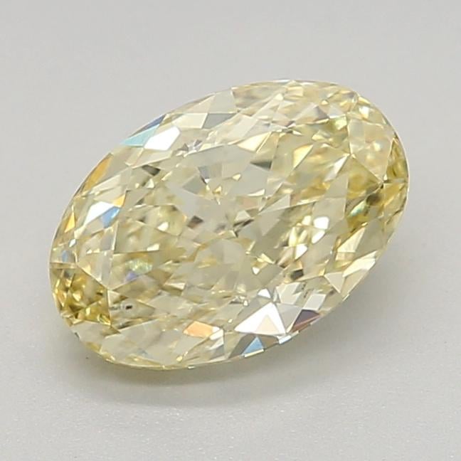 1.48 Ct. Fancy Intense  Yellow Oval Lab Grown Diamond