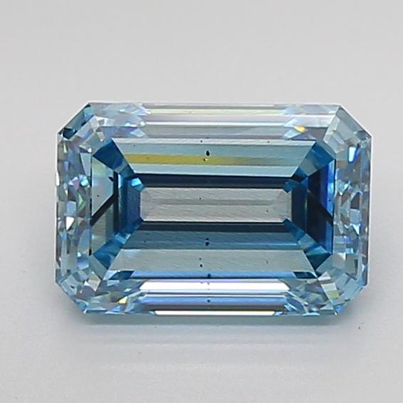 3.00 Ct. Fancy Intense Blue Emerald Lab Grown Diamond
