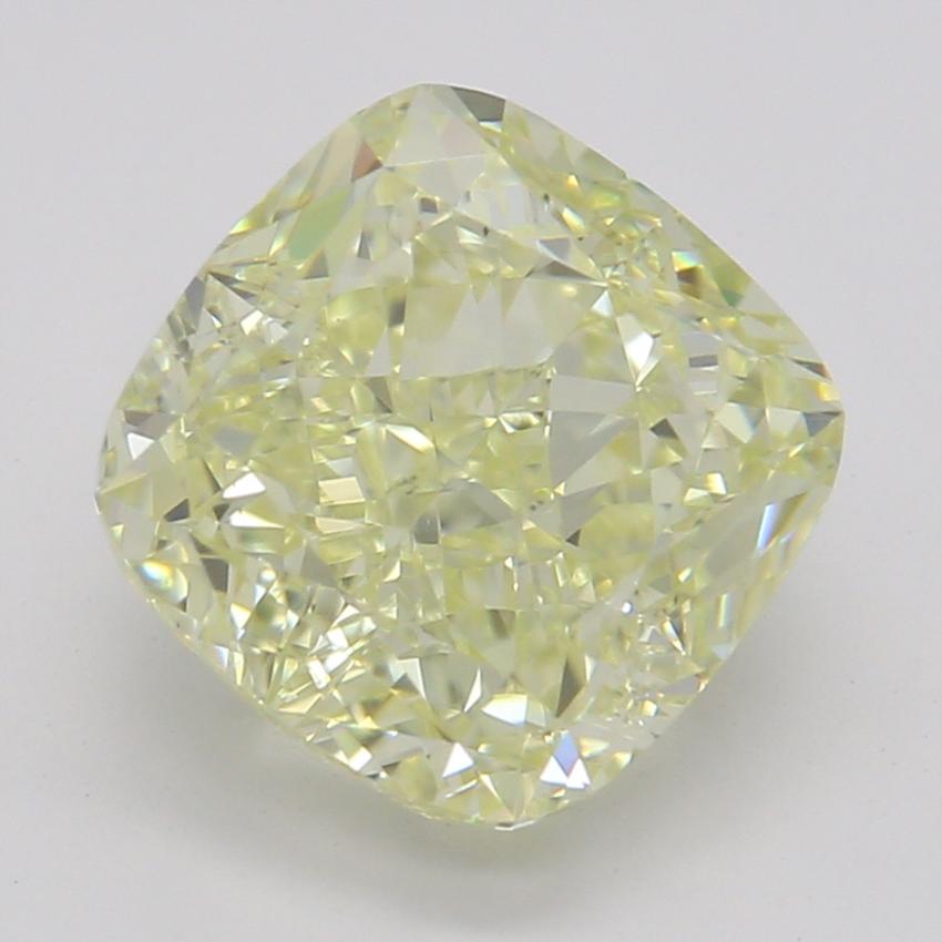 2.10 Ct. Fancy Light Yellow Cushion Diamond