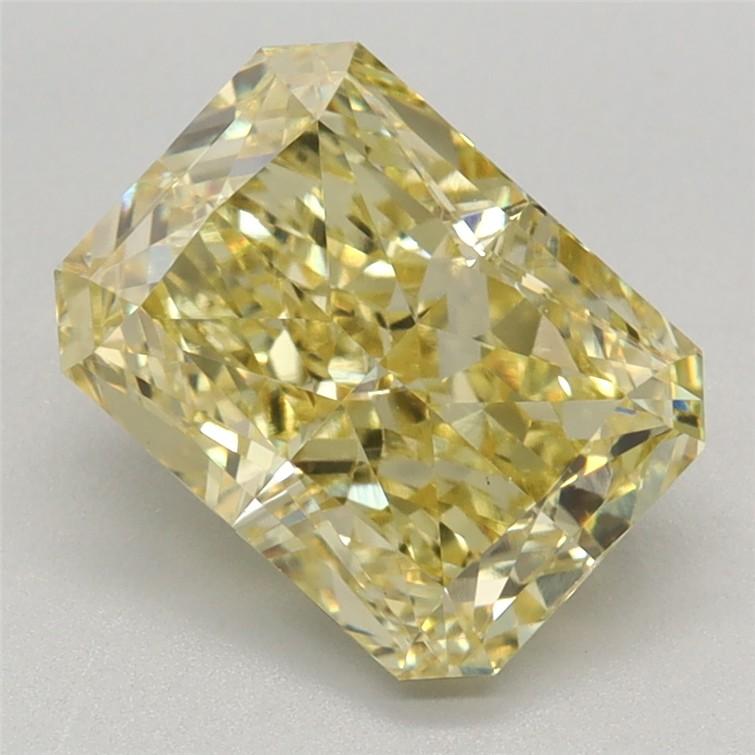 2.28 Ct. Fancy Vivid Yellow Radiant Lab Grown Diamond