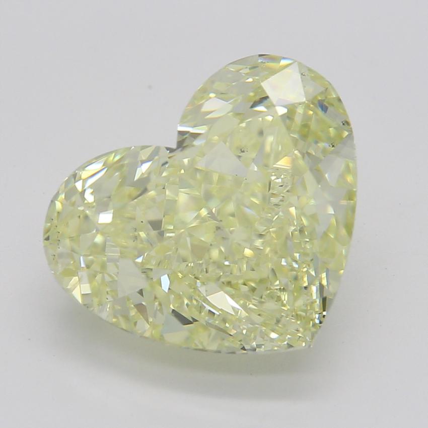 3.03 Ct. Fancy Light Yellow Heart Diamond