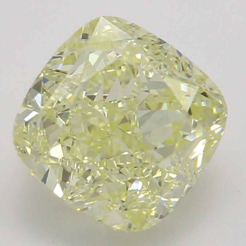 1.54 Ct. Fancy Light Yellow Cushion Diamond