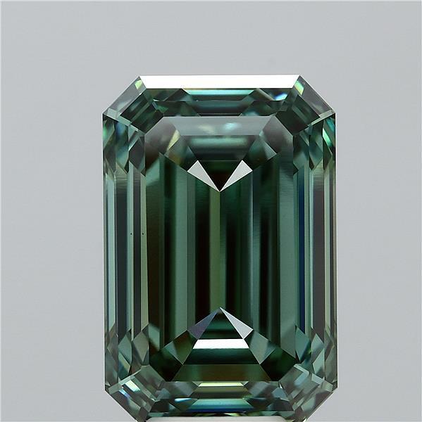 8.08 Ct. Fancy Vivid  Green Emerald Lab Grown Diamond