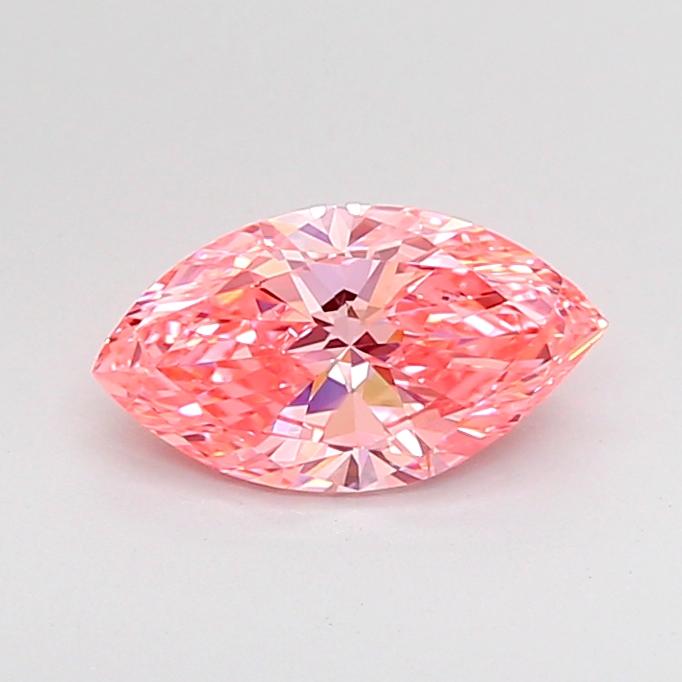 1.09 Ct. Fancy Vivid Pink Marquise Lab Grown Diamond