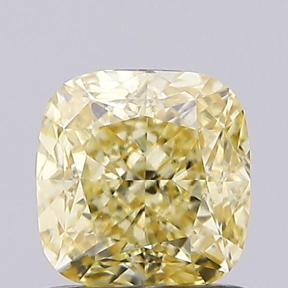 1.10 Ct. Fancy Intense Yellow Cushion Lab Grown Diamond