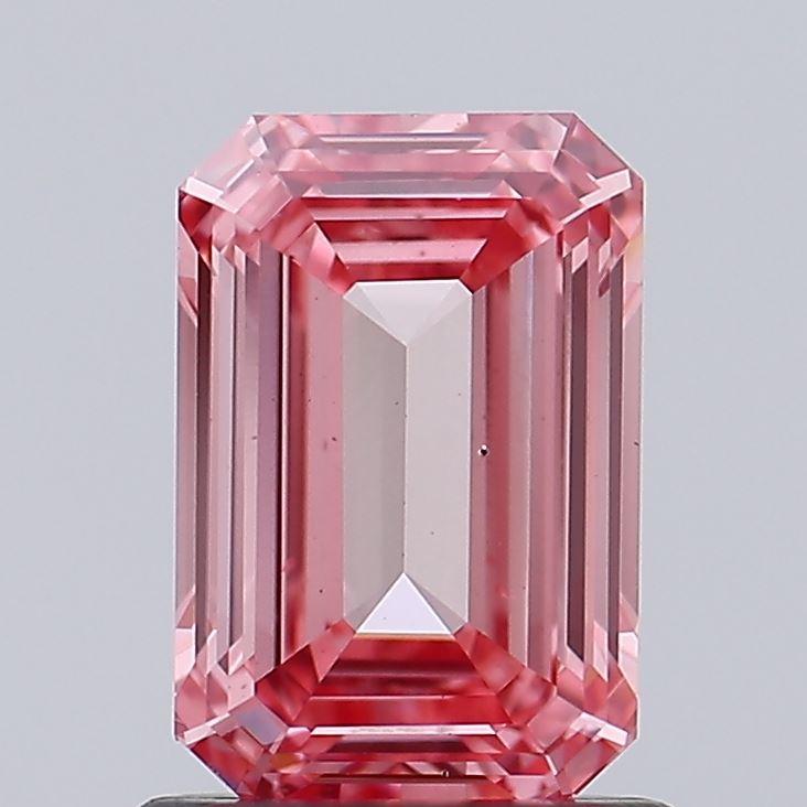 1.25 Ct. Fancy Vivid Pink Emerald Lab Grown Diamond