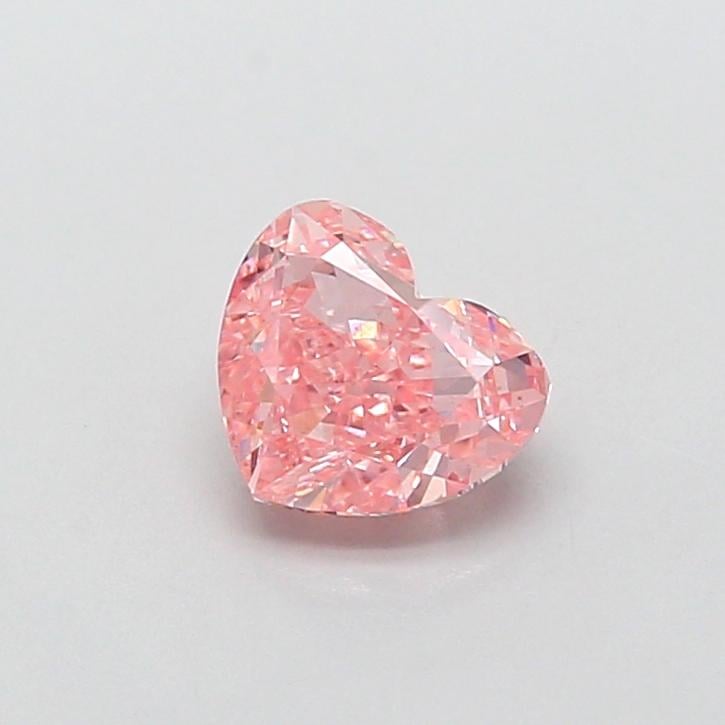 1.06 Ct. Fancy Vivid  Pink Heart Lab Grown Diamond