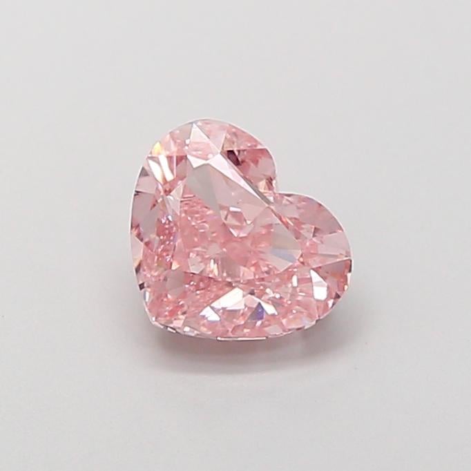 1.79 Ct. Fancy Intense  Pink Heart Lab Grown Diamond