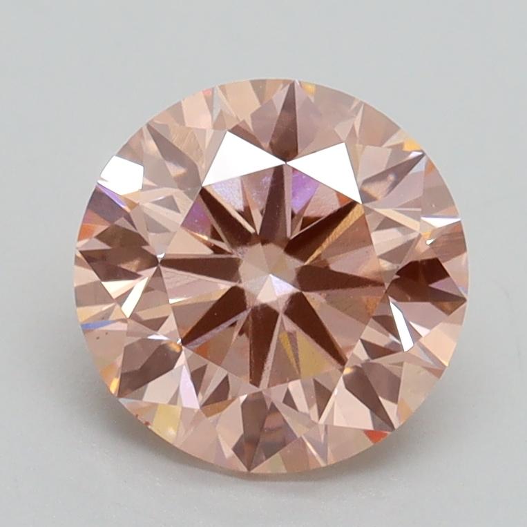 1.73 Ct. Fancy Intense Pink Round Lab Grown Diamond