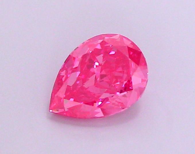 1.21 Ct. Fancy Vivid Pink Pear Lab Grown Diamond