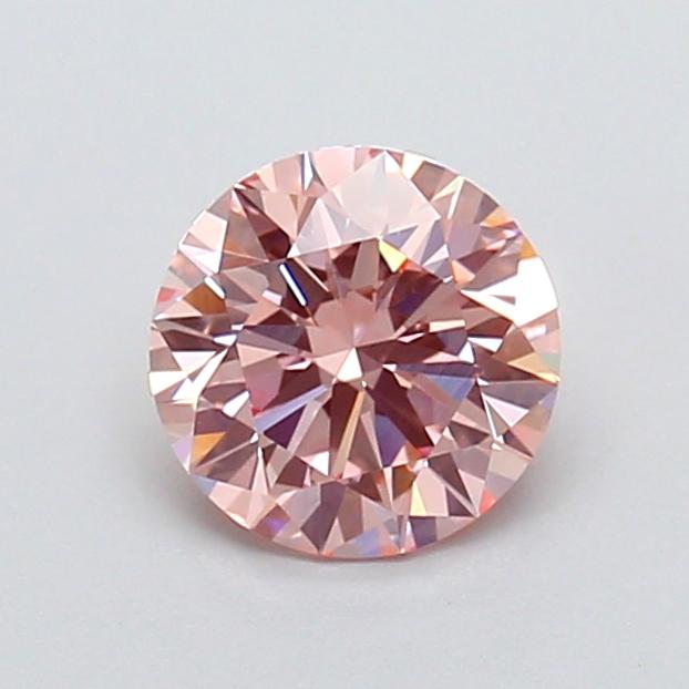 1.37 Ct. Fancy Intense Pink Round Lab Grown Diamond