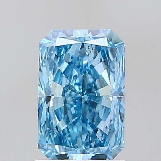 1.47 Ct. Fancy Vivid Blue Radiant Lab Grown Diamond