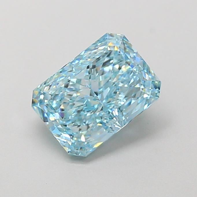1.51 Ct. Fancy Vivid  Blue Radiant Lab Grown Diamond