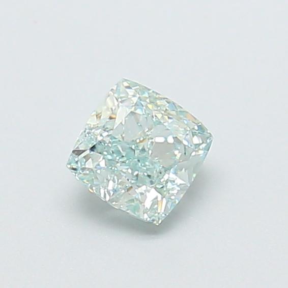 0.56 Ct. Fancy Green Cushion Lab Grown Diamond