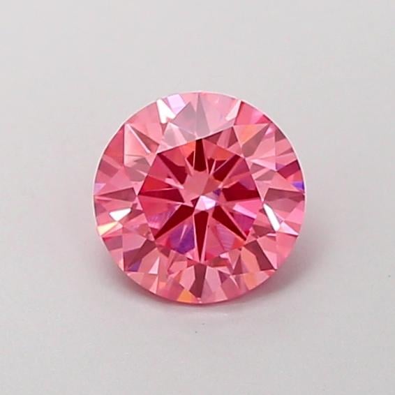 1.02 Ct. Fancy Vivid Pink Round Lab Grown Diamond