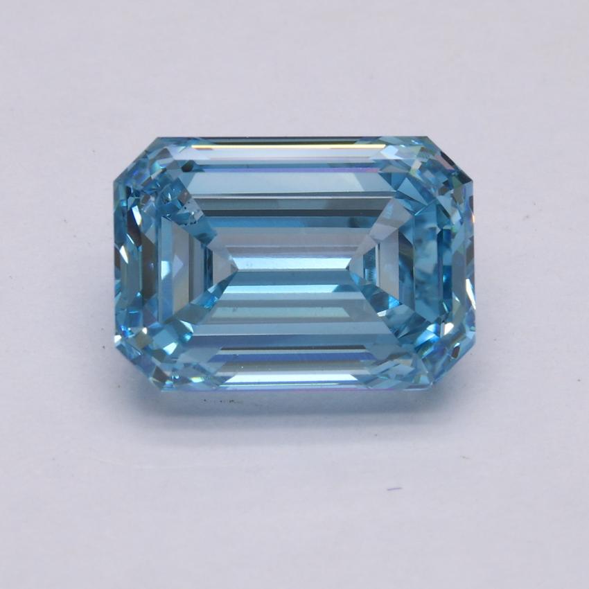 5.01 Ct. Fancy Intense Blue Emerald Lab Grown Diamond