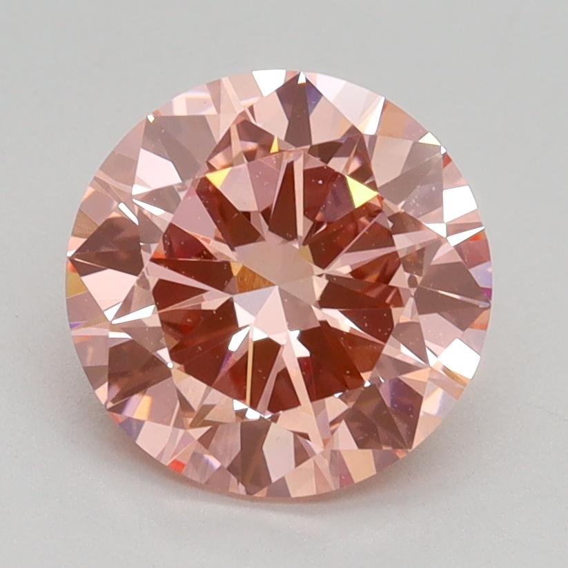 2.00 Ct. Fancy Intense Pink Round Lab Grown Diamond