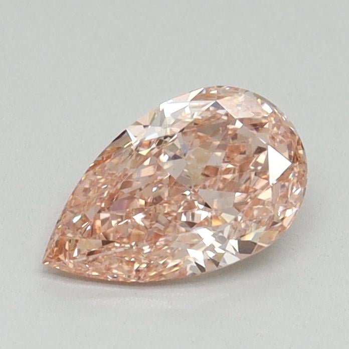 0.69 Ct. Fancy Vivid Pink Pear Lab Grown Diamond