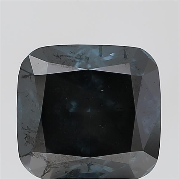 5.08 Ct. Fancy Deep  Blue Cushion Lab Grown Diamond