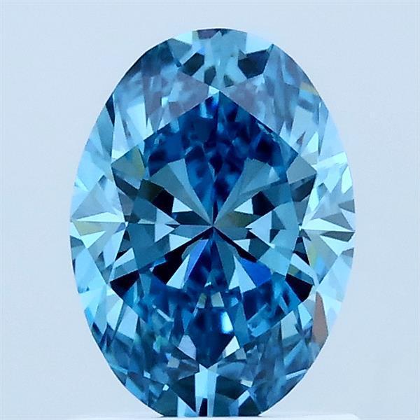 1.04 Ct. Fancy Blue Oval Lab Grown Diamond