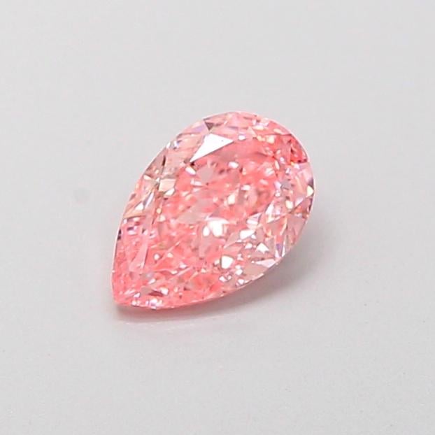 0.58 Ct. Fancy Vivid Pink Pear Lab Grown Diamond