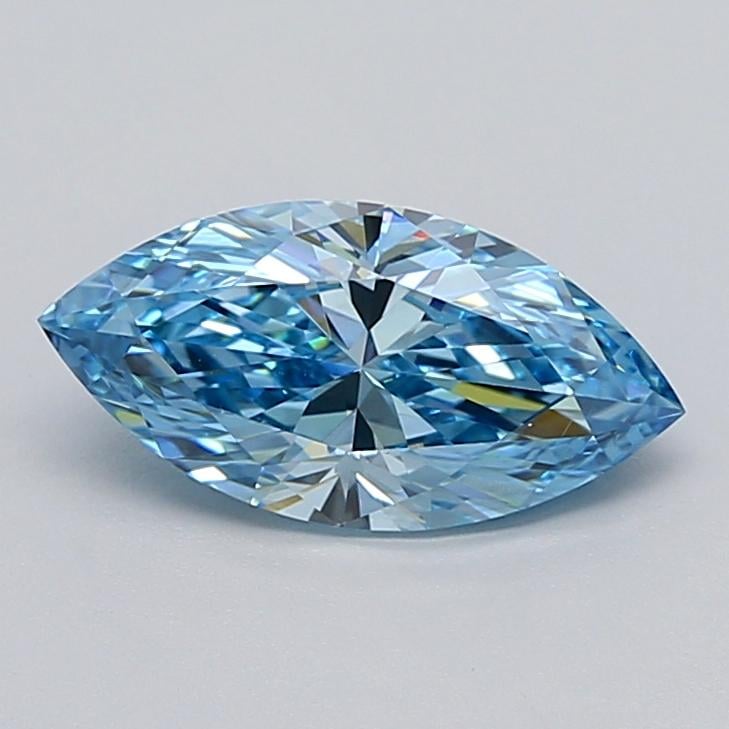 1.54 Ct. Fancy Blue Marquise Lab Grown Diamond