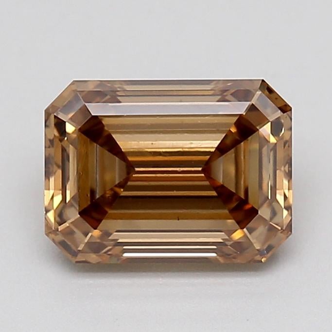 1.13 Ct. Fancy  Brown Emerald Lab Grown Diamond