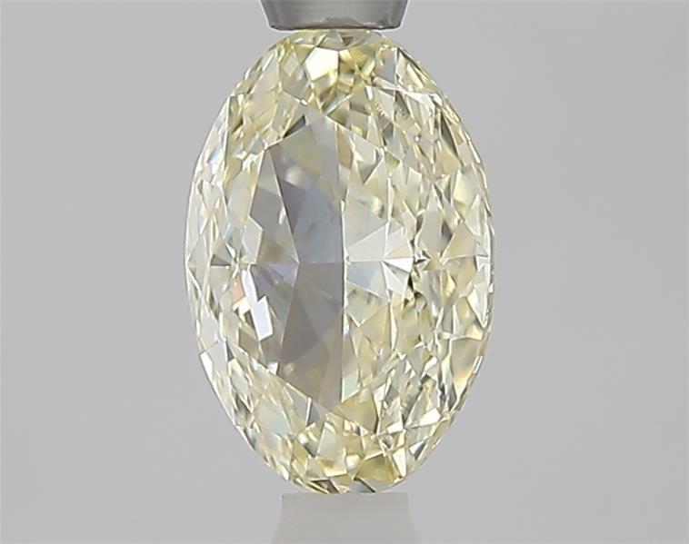 1.01 Ct. Fancy Light Yellow Oval Lab Grown Diamond