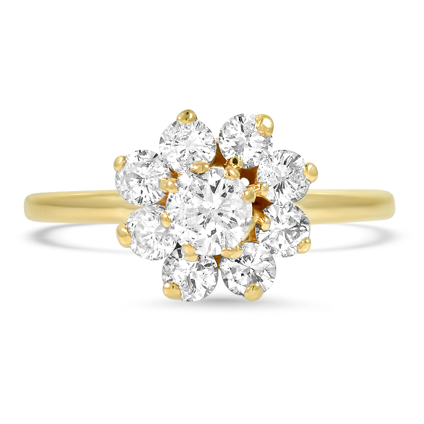 Retro Diamond Vintage Ring