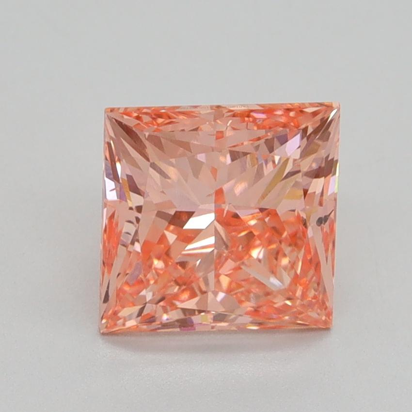2.03 Ct. Fancy Vivid Pink Princess Lab Grown Diamond