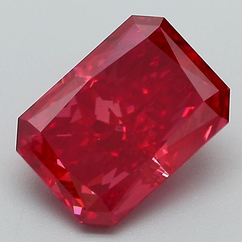 2.47 Ct. Fancy Vivid Pink Radiant Lab Grown Diamond