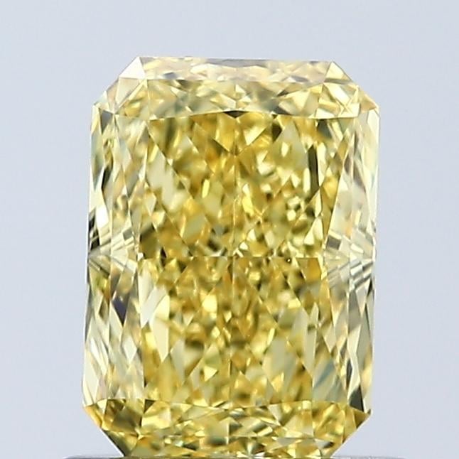1.02 Ct. Fancy Vivid Yellow Radiant Lab Grown Diamond
