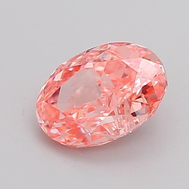 1.05 Ct. Fancy Vivid Pink Oval Lab Grown Diamond