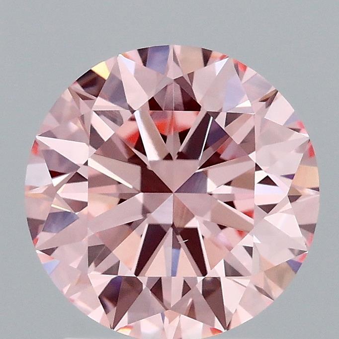 2.01 Ct. Fancy Vivid Pink Round Lab Grown Diamond
