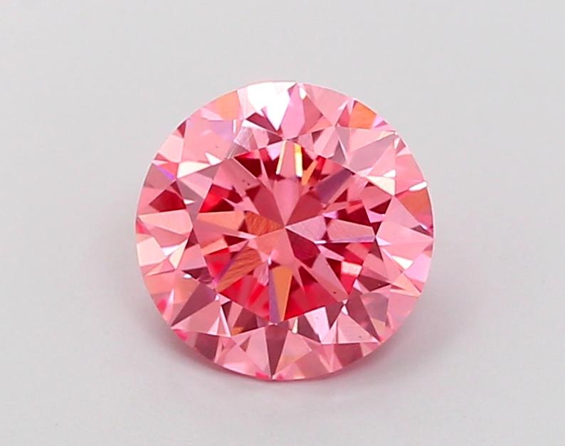 2.00 Ct. Fancy Vivid Pink Round Lab Grown Diamond