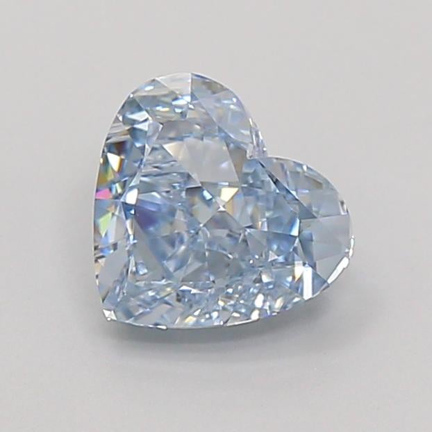 1.08 Ct. Fancy Intense  Blue Heart Lab Grown Diamond