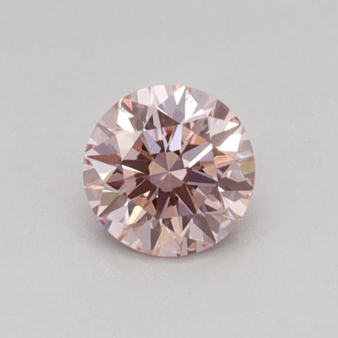 0.28 Ct. Fancy Intense Pink Round Lab Grown Diamond