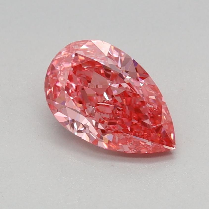 0.68 Ct. Fancy Vivid Pink Pear Lab Grown Diamond