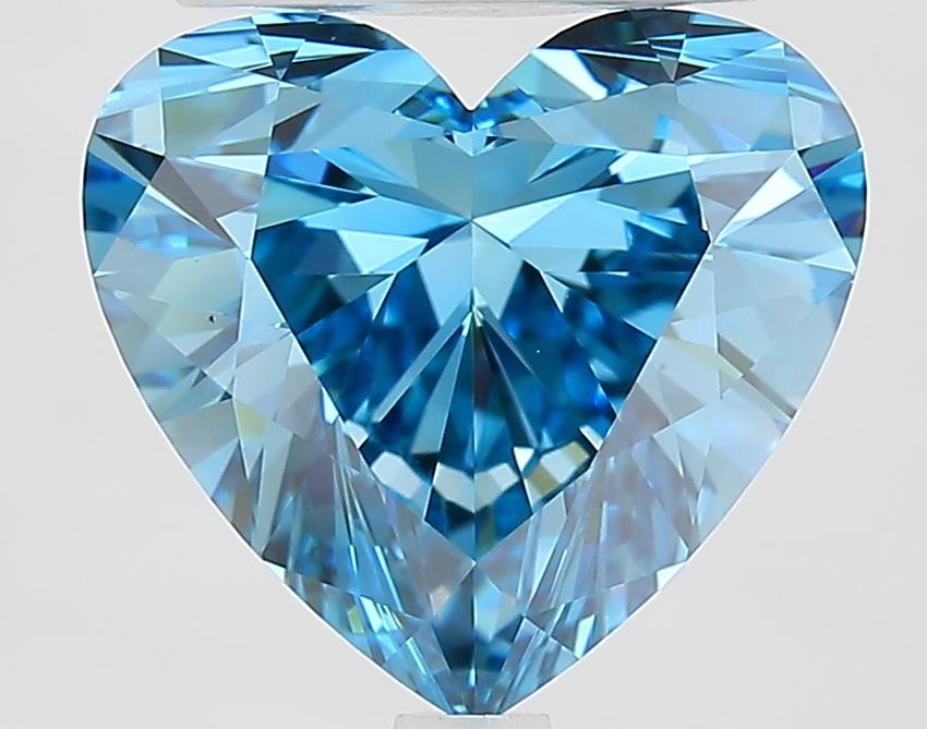 3.32 Ct. Fancy Vivid Pink Heart Lab Grown Diamond