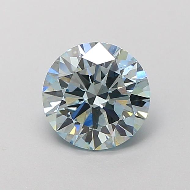 1.20 Ct. Fancy Intense  Blue Round Lab Grown Diamond