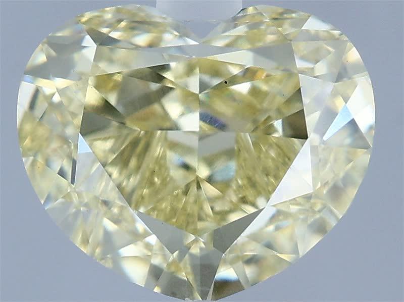 2.04 Ct. Fancy Yellow Heart Lab Grown Diamond