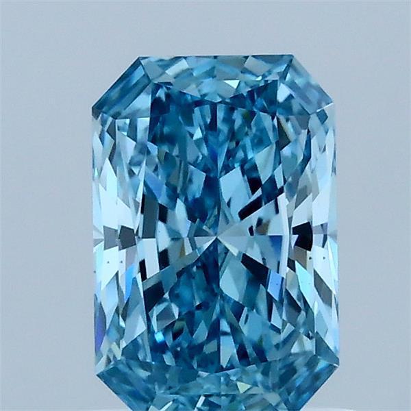 1.03 Ct. Fancy Vivid Blue Radiant Lab Grown Diamond