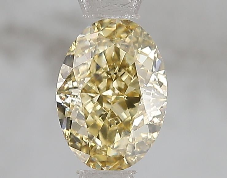 1.01 Ct. Fancy Intense Yellow Oval Lab Grown Diamond