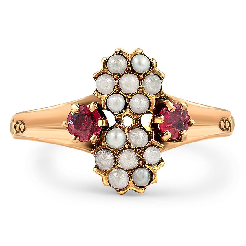 Victorian Ruby Vintage Ring