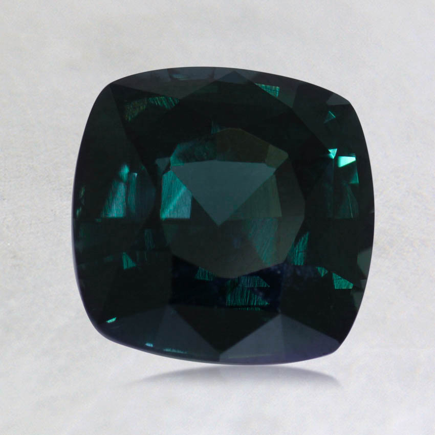 7.5mm Unheated Teal Cushion Sapphire