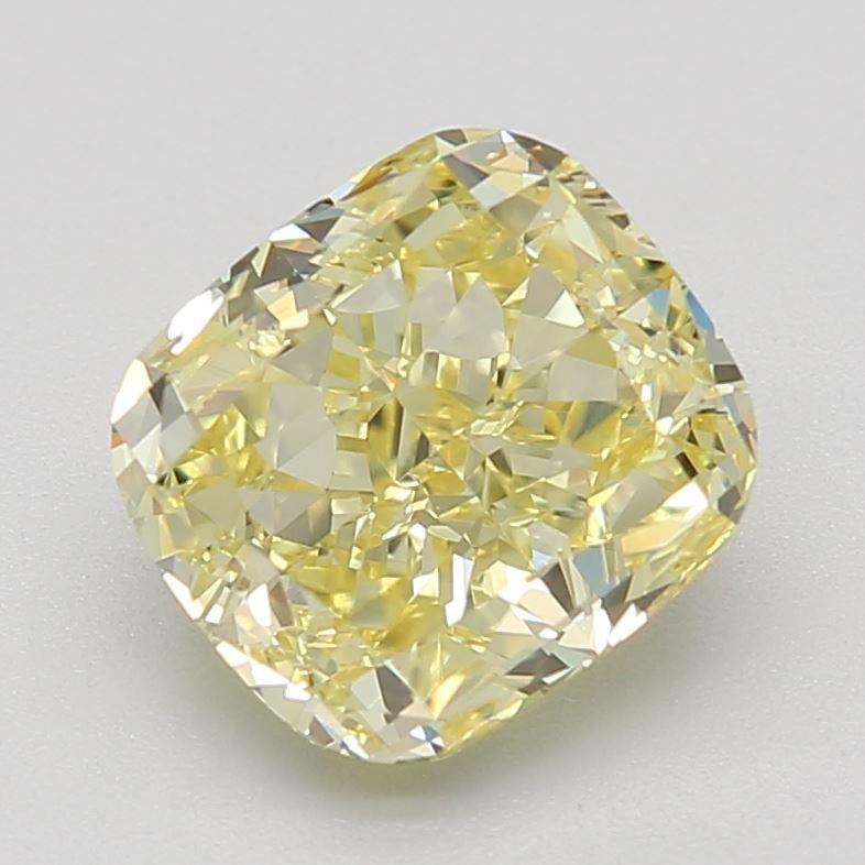 2.01 Ct. Fancy Yellow Cushion Diamond