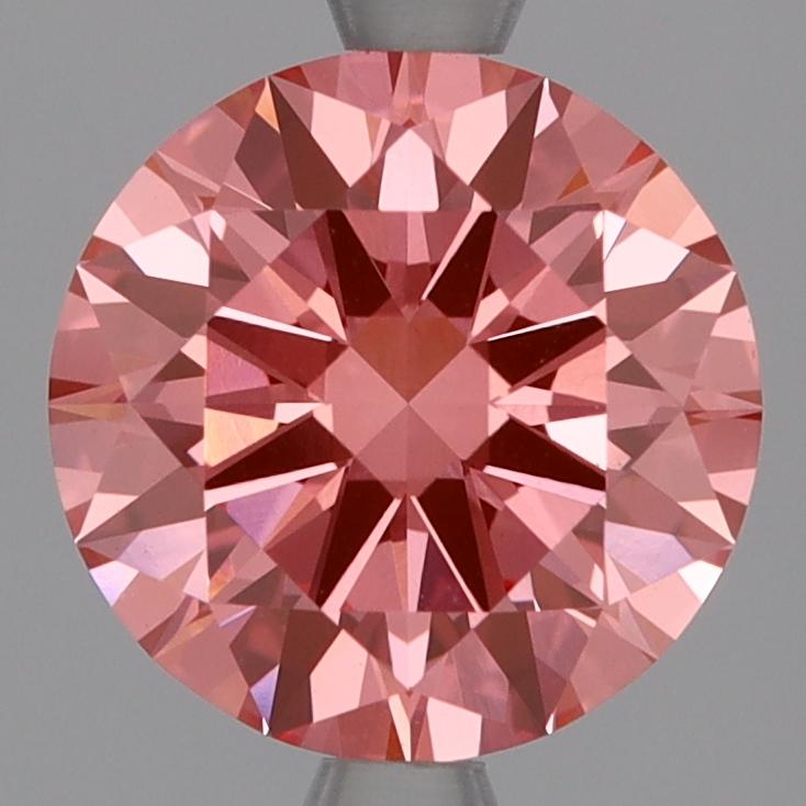 2.04 Ct. Fancy Vivid Pink Round Lab Grown Diamond
