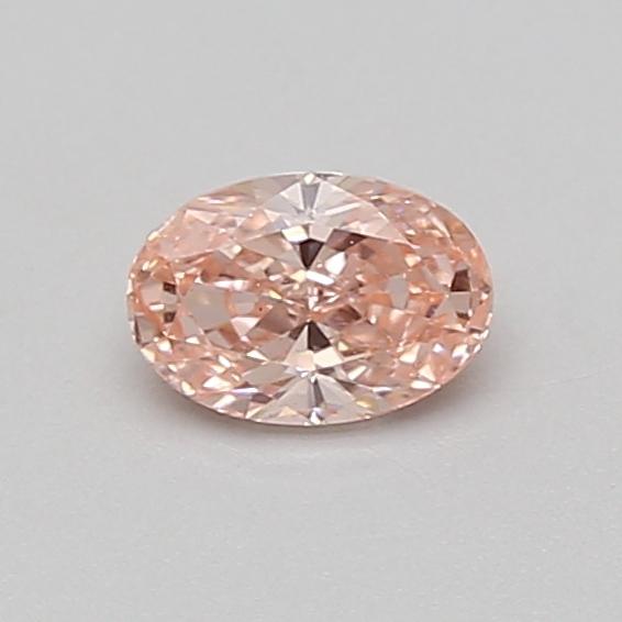 0.46 Ct. Fancy Vivid Pink Oval Lab Grown Diamond