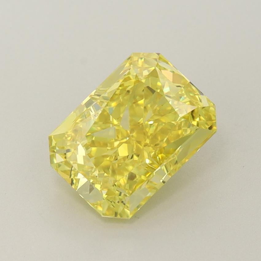 2.10 Ct. Fancy Vivid  Yellow Radiant Lab Grown Diamond